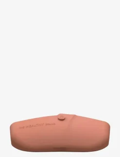 Silicone Bib with belts Nature Red - Haklappar