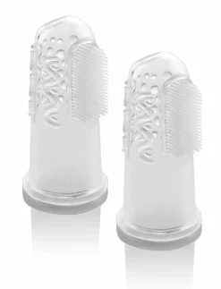 Silicone finger toothbrush 2 pieces - Babyvård