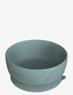 Silicone Suction Bowl Harmony Green - Serveringsset