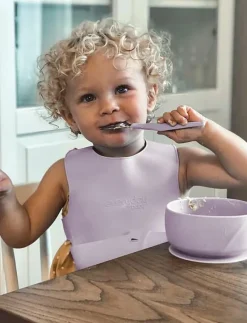 Silicone Suction Bowl Light Lavender - Serveringsset