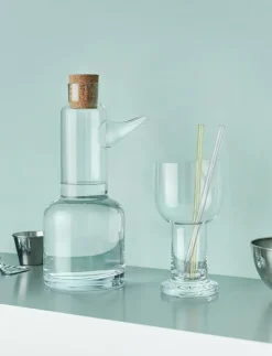 Sipsavor rosa/gul 200mm 2-pack - Serveringstillbehör