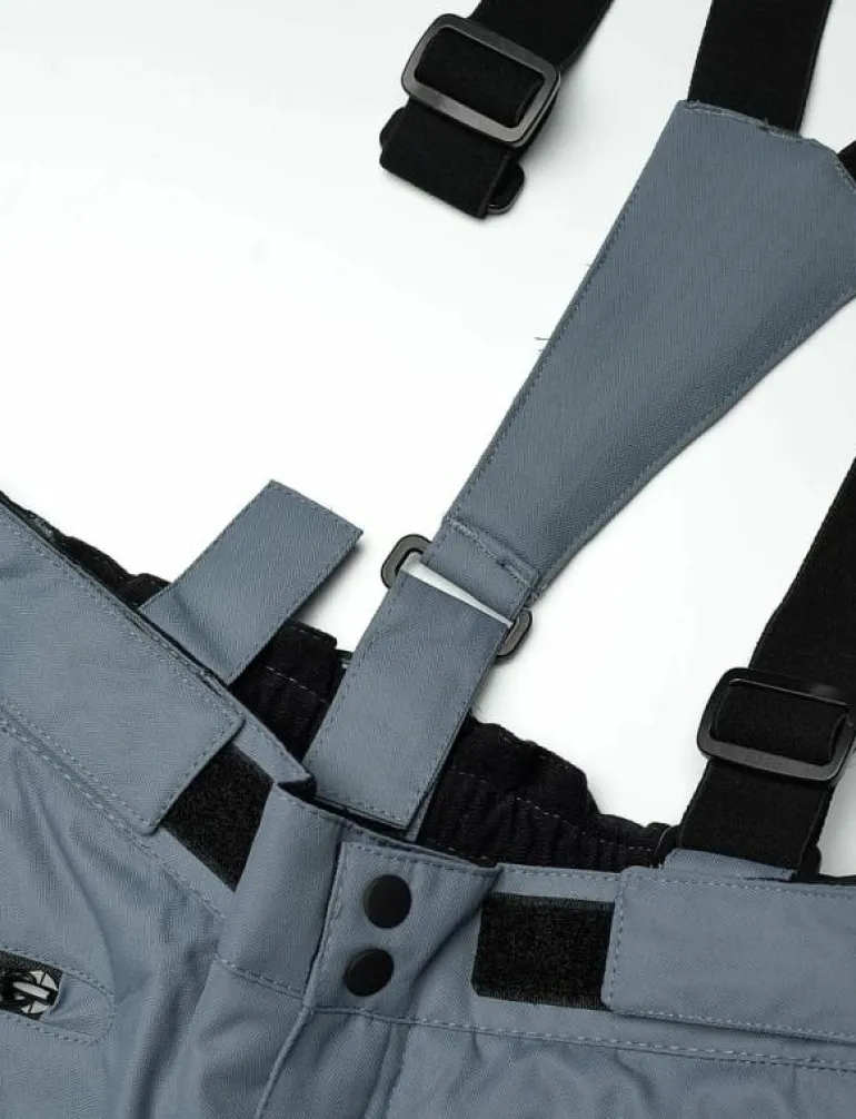 Ski Pants W. Zips & Contrast - Vinterbyxor
