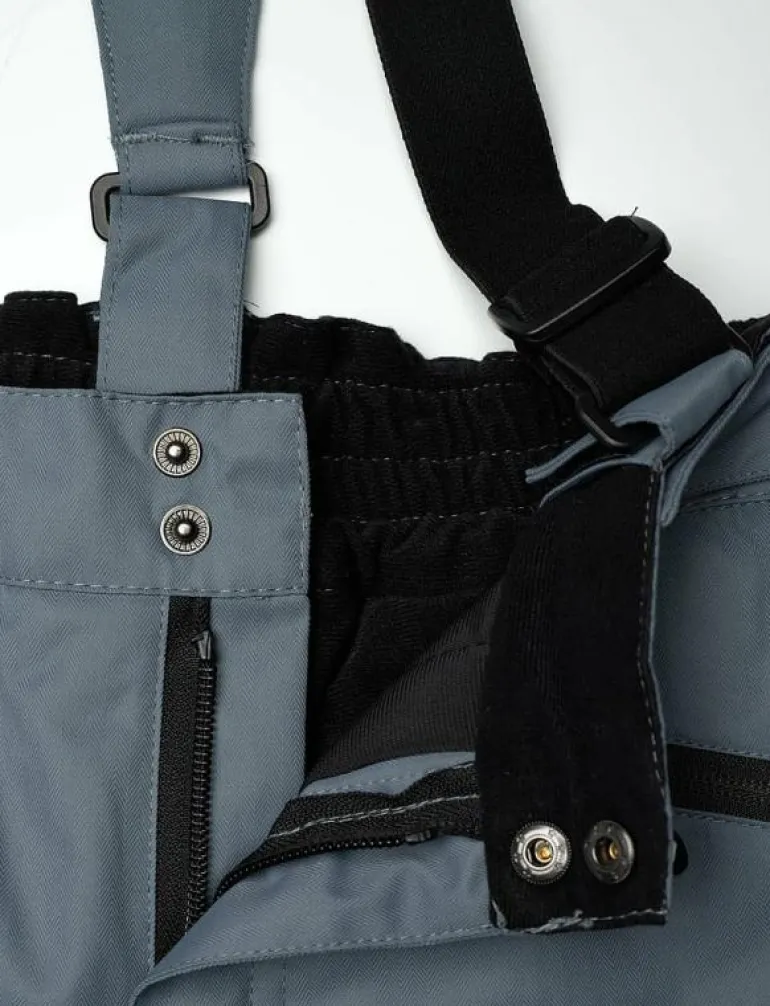 Ski Pants W. Zips & Contrast - Vinterbyxor