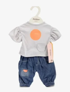 SKRÅLLAN JEANS & T-SHIRT 45 CM - Dockkläder