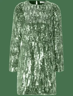SLFARI-COLYN LS SHORT SEQUINS DRESS B - Korta klänningar