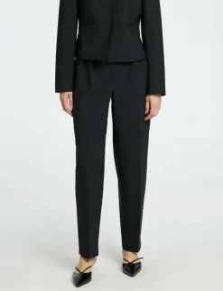 SLFELOISE HW BARREL PANT - Byxor