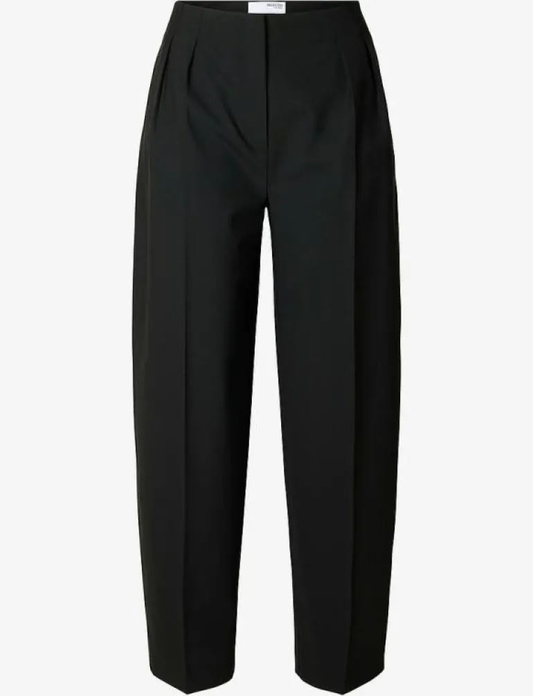 SLFELOISE HW BARREL PANT - Byxor