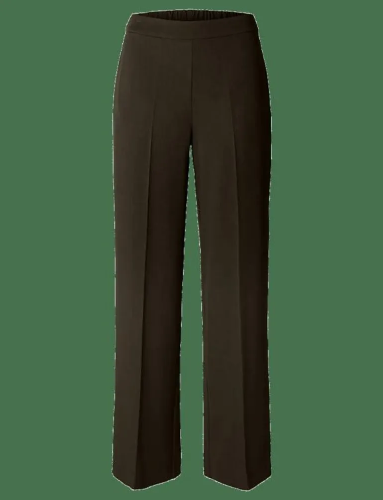 SLFEMMA-TARA MW WIDE PANT NOOS - Kostymbyxor