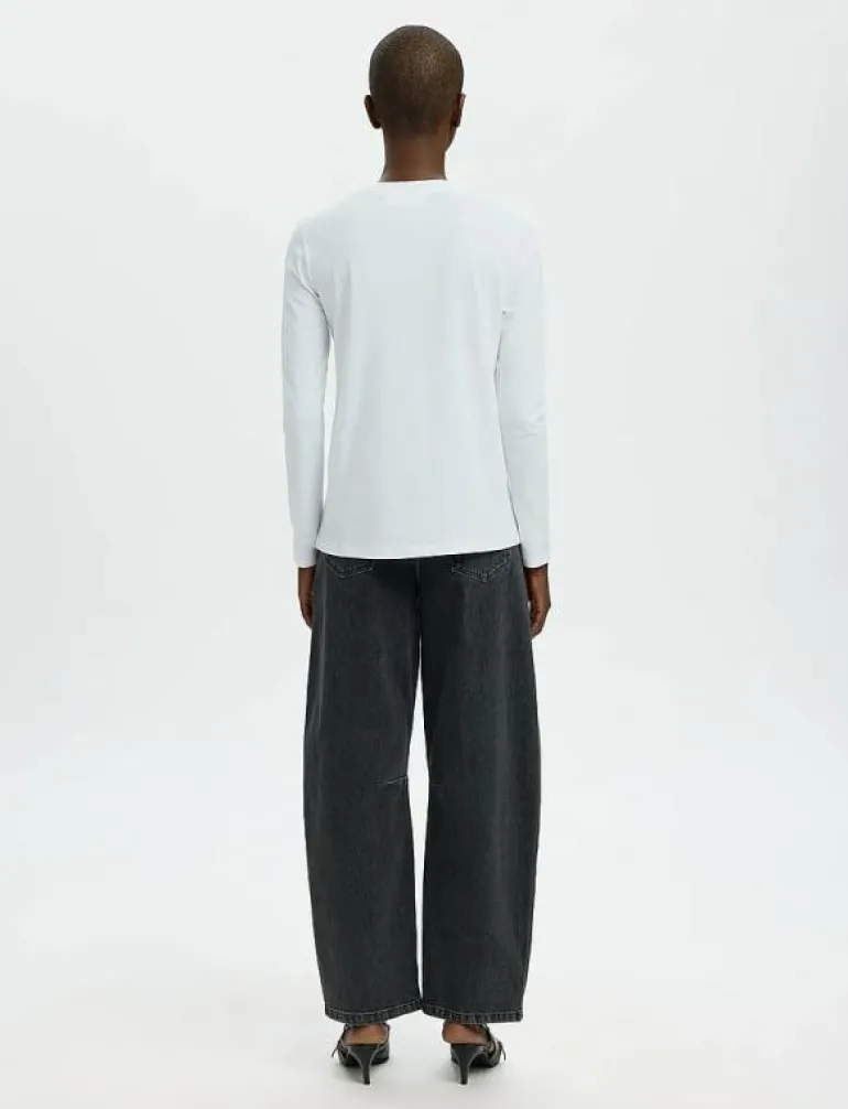 SLFESSENTIAL LS O-NECK TEE NOOS - Långärmade toppar