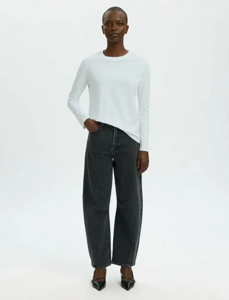SLFESSENTIAL LS O-NECK TEE NOOS - Långärmade toppar