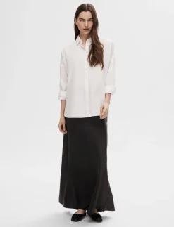 SLFLENA HW ANKLE SKIRT NOOS - Maxikjolar