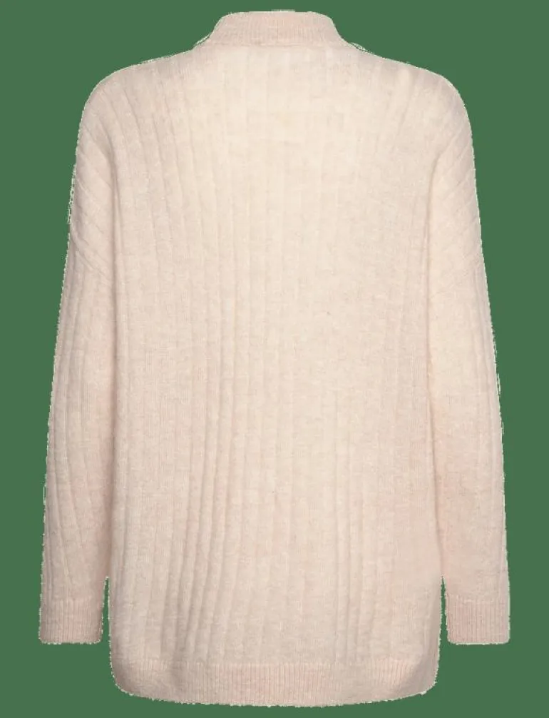 SLFMALINE LS KNIT HIGH NECK NOOS - Stickat