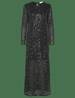 SLFNOEL LS ANKLE SEQUINS DRESS B - Maxiklänningar