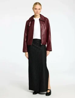 SLFPENNIE HW ANKLE SKIRT - Maxikjolar