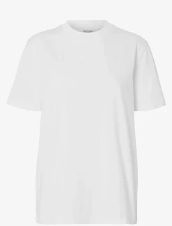 SLFRELAX COLWOMAN SS MOCK NECK TEE NOOS - T-shirts