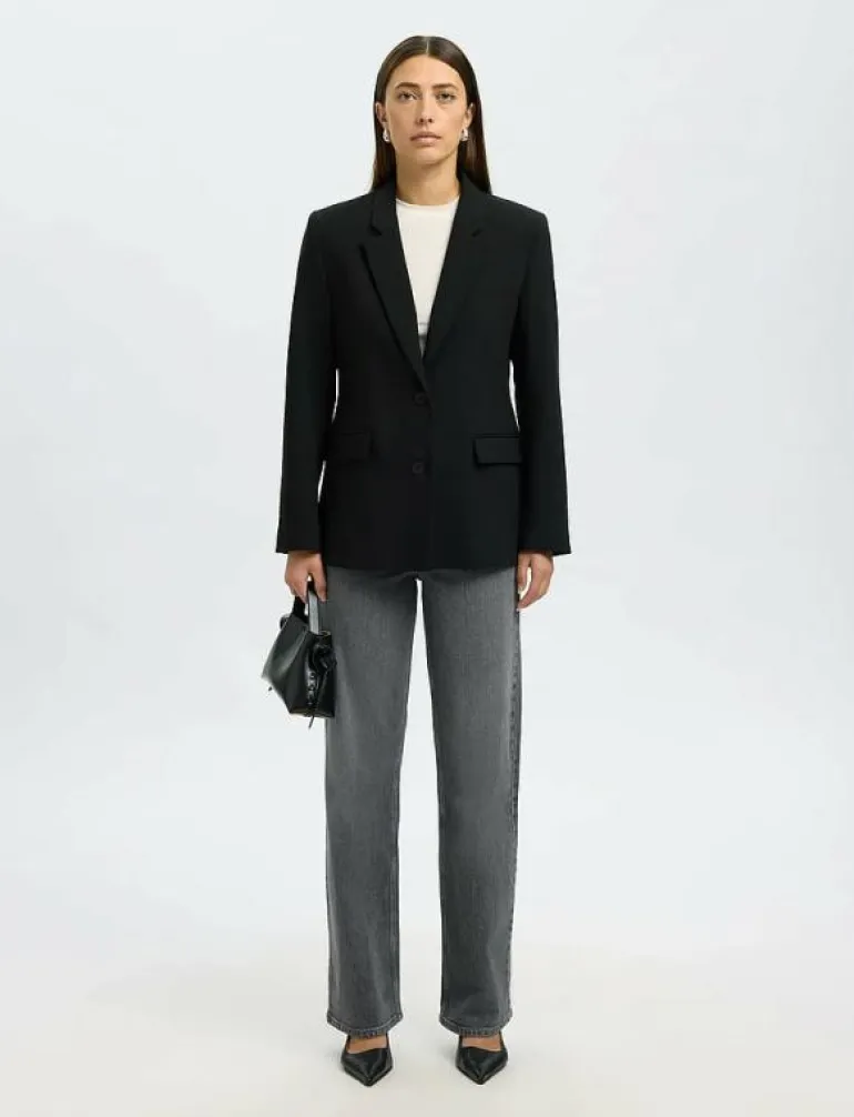 SLFRITA LS CLASSIC BLAZER FD NOOS - Enkelknäppta kavajer