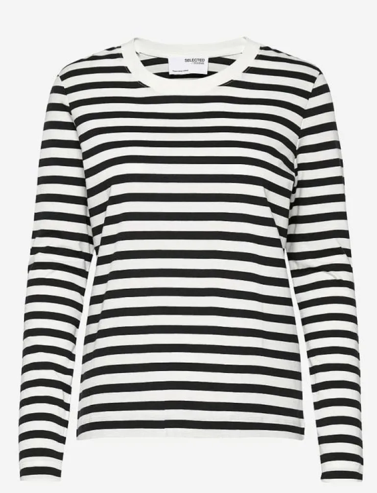SLFSTANDARD LS TEE STR NOOS - Långärmade toppar
