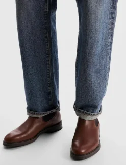SLHBLAKE LEATHER CHELSEAOOT - Chelsea boots