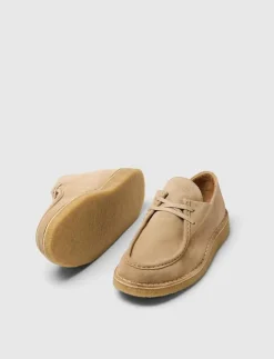 SLHCHRISTIAN SUEDE WEDGE MOC-TOE SHOE - Moc toe skor