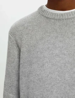 SLHCODY LS KNIT RELAXED CREW NECK NOOS - Rundhalsad
