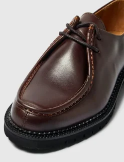 SLHHECTOR LEATHER MOC-TOE SHOE - Loafers