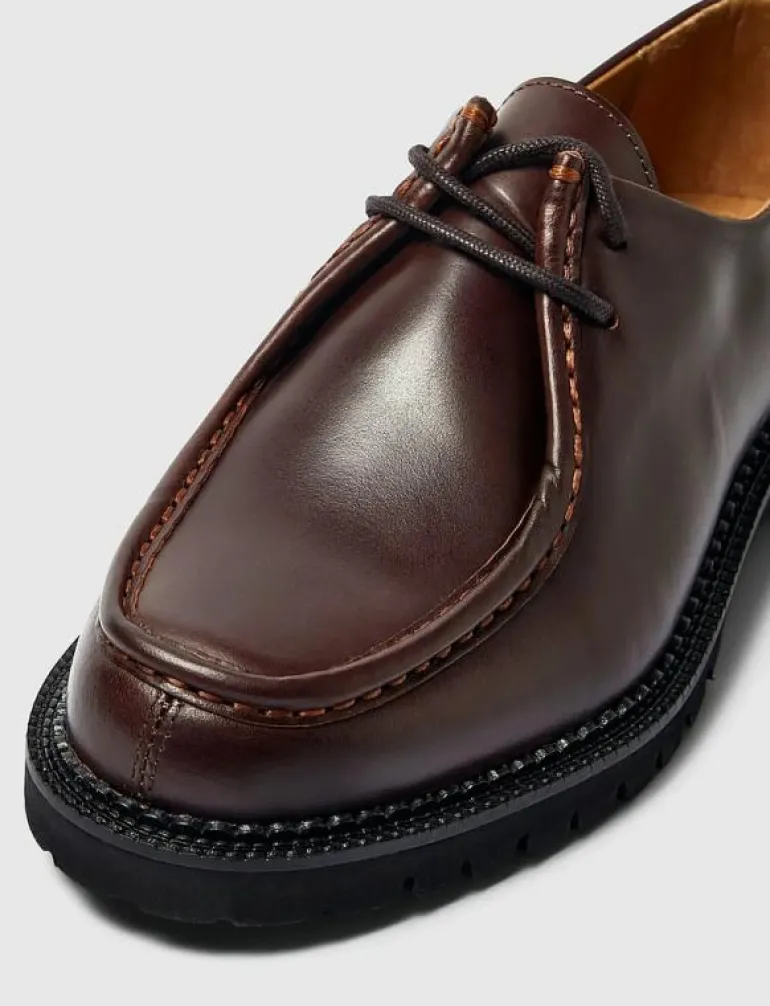SLHHECTOR LEATHER MOC-TOE SHOE - Loafers