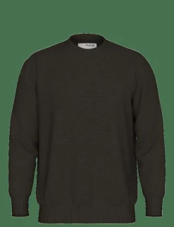 SLHHENNY LS KNIT RELAXED CREW NECK - Rundhalsad