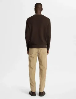 SLHHENNY LS KNIT RELAXED CREW NECK - Rundhalsad