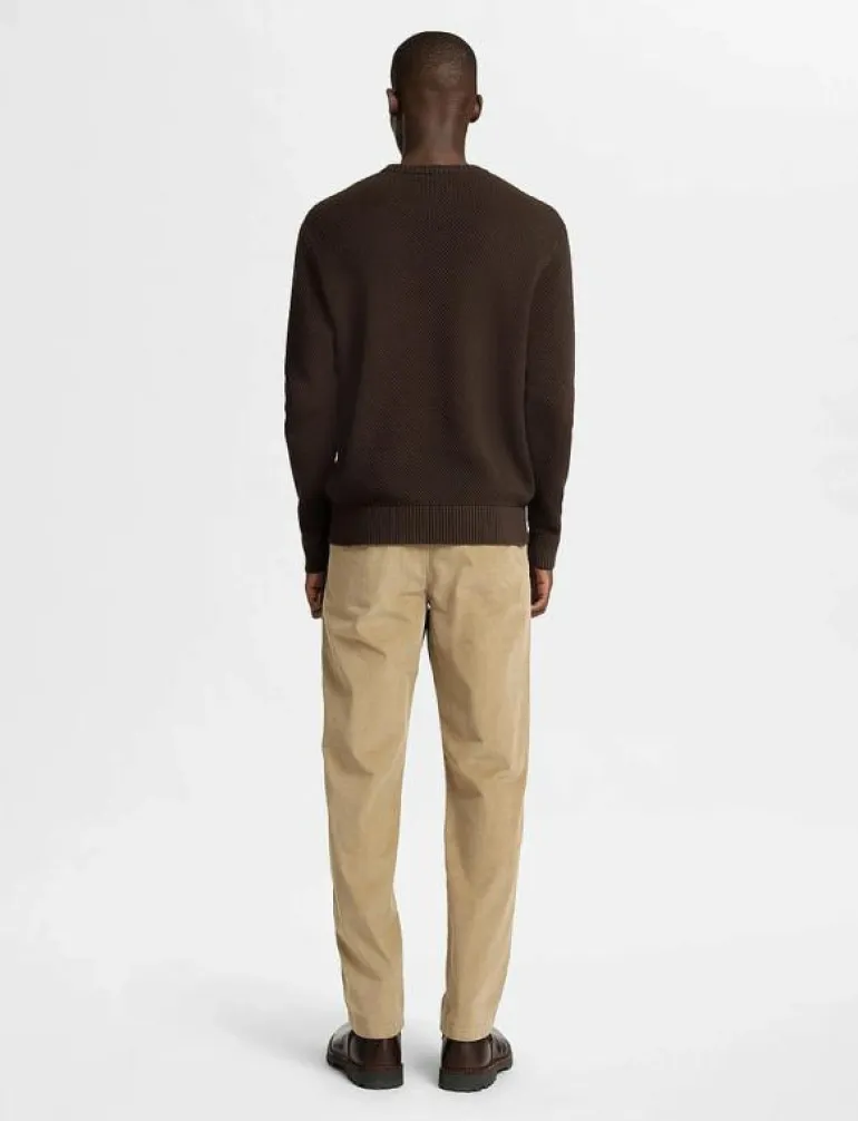 SLHHENNY LS KNIT RELAXED CREW NECK - Rundhalsad