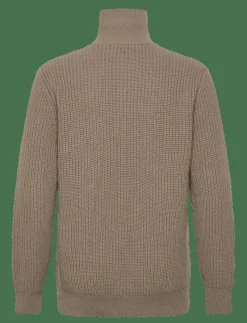 SLHLAND LS KNIT HALF ZIP - Stickat
