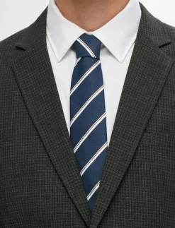 SLHLANE STRIPE TIE NOOS - Slipsar