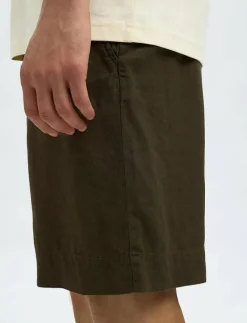 SLHLOOSE-MAGNUS SUN STRING SHORTS - Linneshorts
