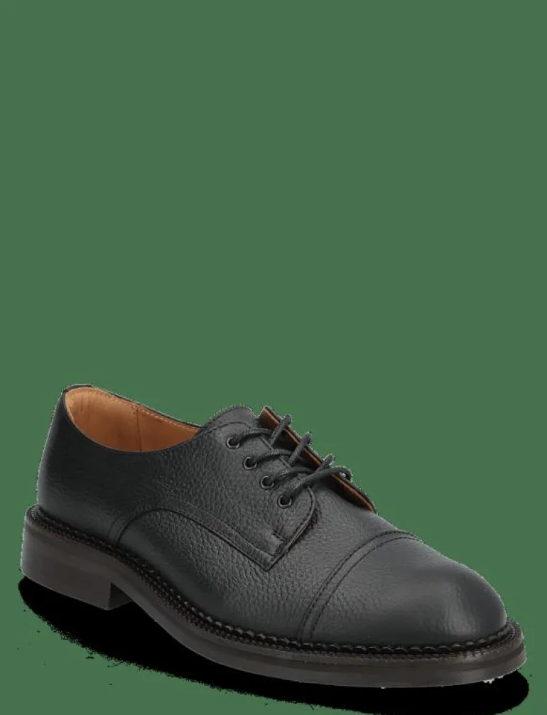 SLHOTIS LEATHER TOE-CAP SHOE - Derbyskor