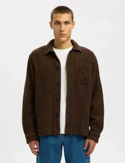 SLHREGFRED STRUCTURED OVERSHIRT - Jackor & rockar