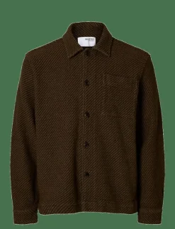 SLHREGFRED STRUCTURED OVERSHIRT - Jackor & rockar