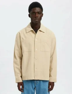 SLHREGTATE CORD OVERSHIRT - Jackor & rockar