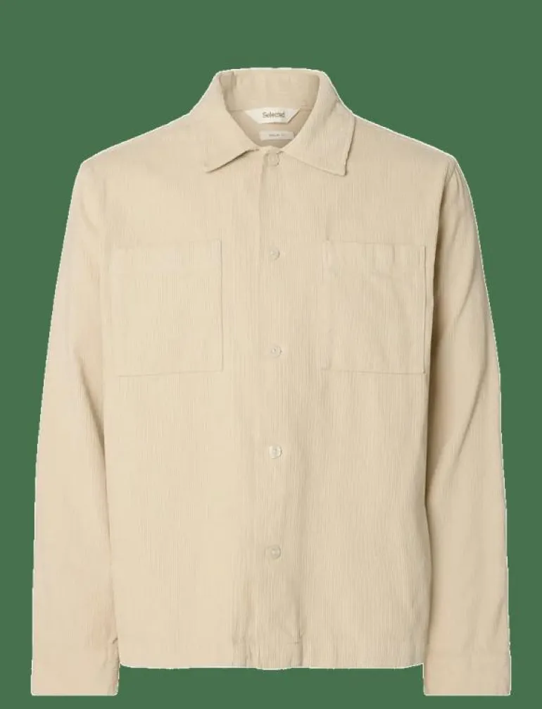 SLHREGTATE CORD OVERSHIRT - Jackor & rockar