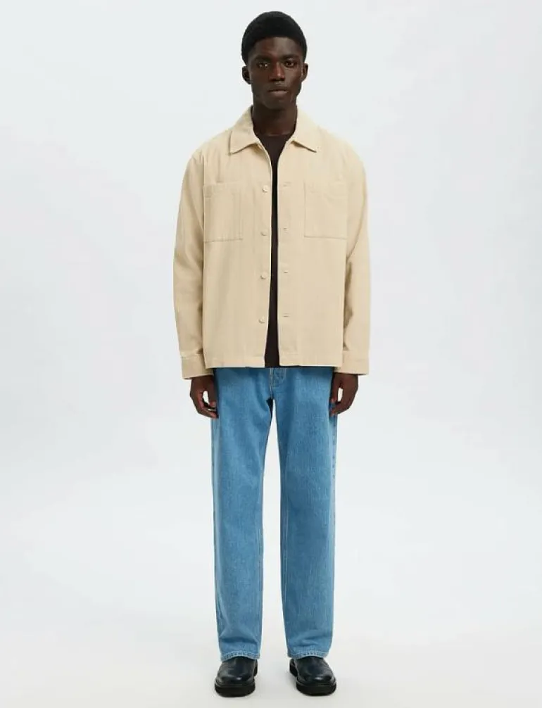 SLHREGTATE CORD OVERSHIRT - Jackor & rockar