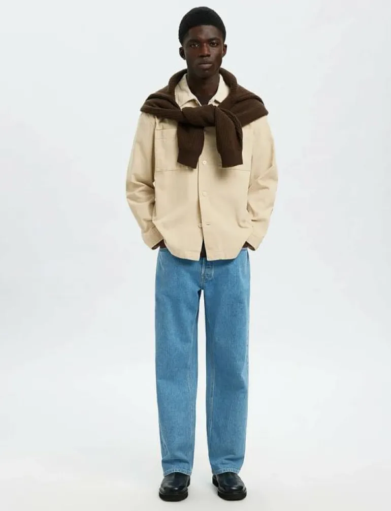 SLHREGTATE CORD OVERSHIRT - Jackor & rockar