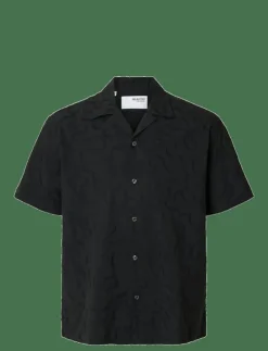 SLHRLXELI EMB SS SHIRT - Kortärmade