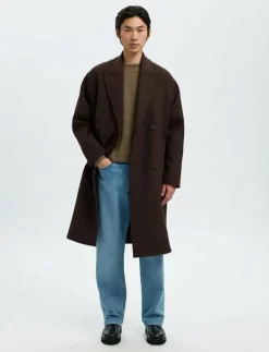 SLHROSS LS KNIT STRUCTURE CREW NECK NOOS - Rundhalsad