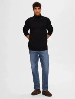 SLHRYAN STRUCTURE ROLL NECK - Polokrage