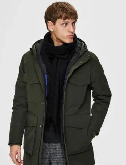 SLHTOPE WOOL SCARF - Halsdukar