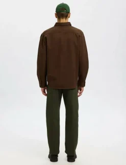 SLHTRAVIS TWILL OVERSHIRT LS NOOS - Jackor & rockar