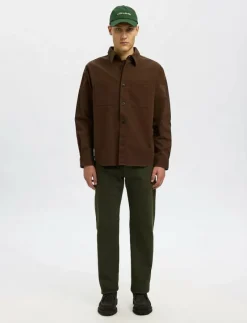 SLHTRAVIS TWILL OVERSHIRT LS NOOS - Jackor & rockar