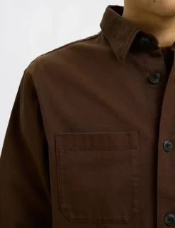 SLHTRAVIS TWILL OVERSHIRT LS NOOS - Jackor & rockar