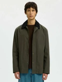 SLHWALTER WAXED COTTON 2.0 JKT NOOS - Tunna jackor