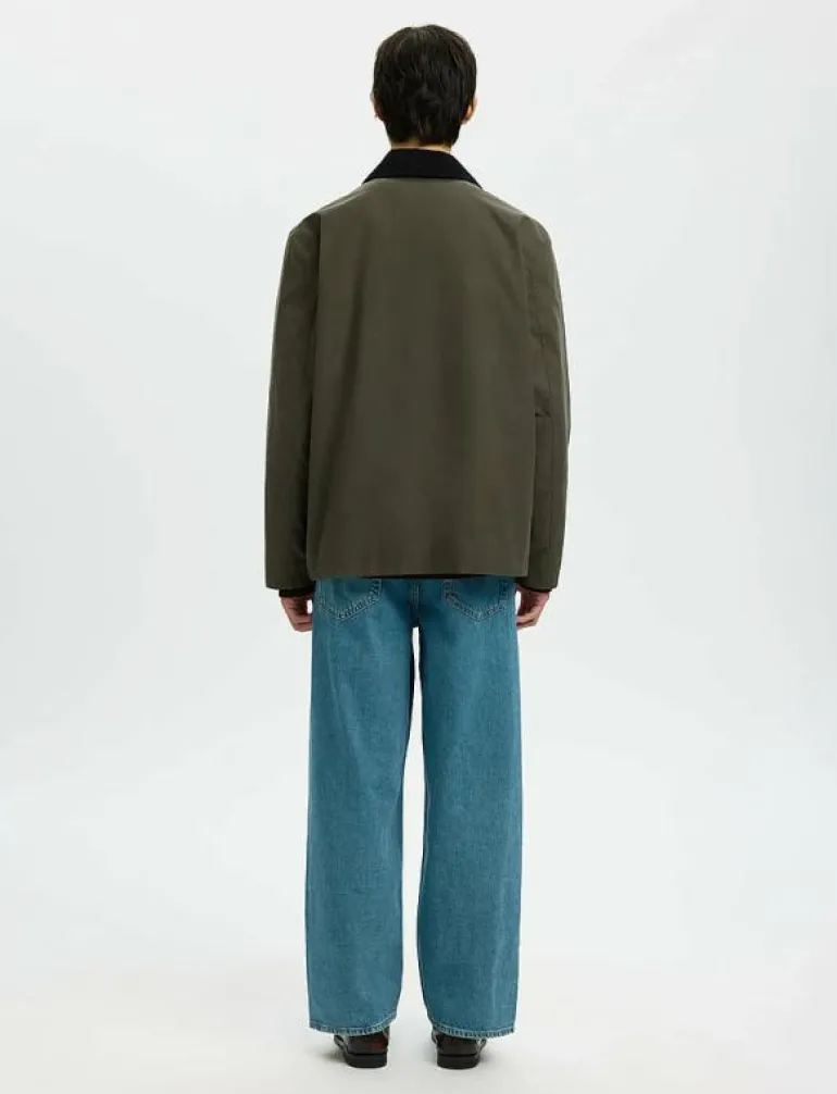 SLHWALTER WAXED COTTON 2.0 JKT NOOS - Tunna jackor