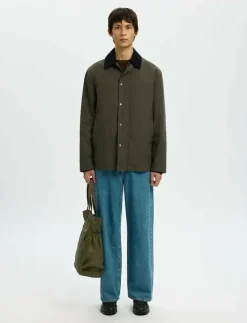SLHWALTER WAXED COTTON 2.0 JKT NOOS - Tunna jackor