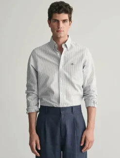 SLIM CLASSIC OXFORD STRIPE SHIRT - Randiga skjortor